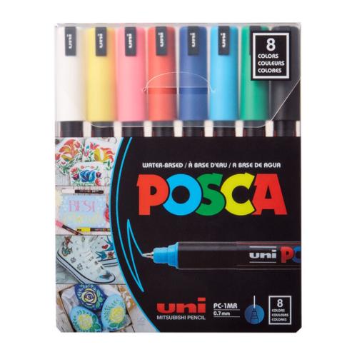 الوان بوسكا اقلام تحديد باسـتيل 8 ألوان برأس مقاس...