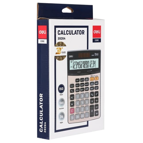 الة حاسبه مكتبي Deli-E39264 Desktop Calculator 14