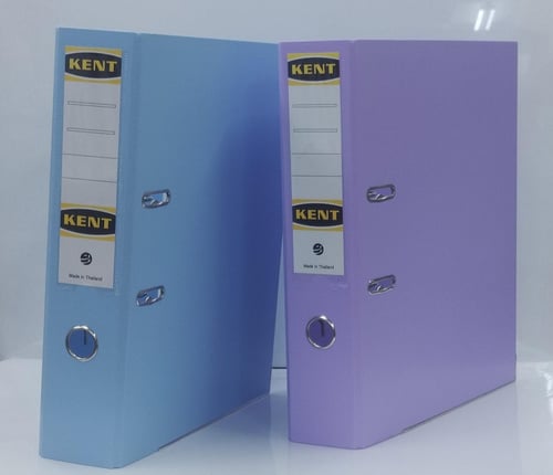 كنت بوكس فايل بلاستيك 7.5 سم ألوان باسيل متعددة