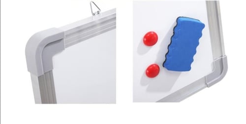 سبورة بيضاء وجهين ومغناطيسية مقاس 120x90