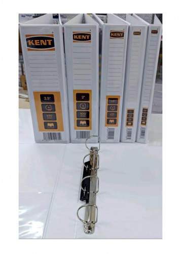 كنت ملف ابيض لحفظ الاوراق 4 حلقات مقاس 2 بوصه