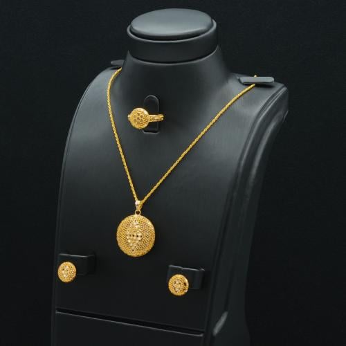 نصف طقم ذهب عيار 21 (HS7545)