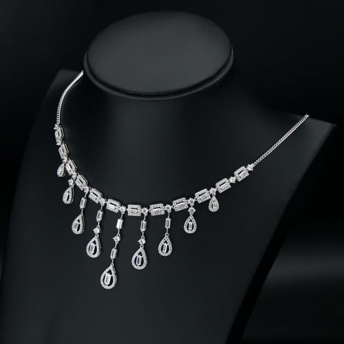 طقم ذهب ابيض (S3239)