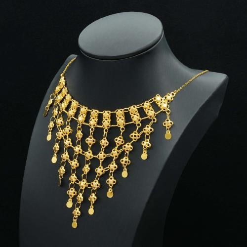 عقد ذهب عيار 21 (N5476)