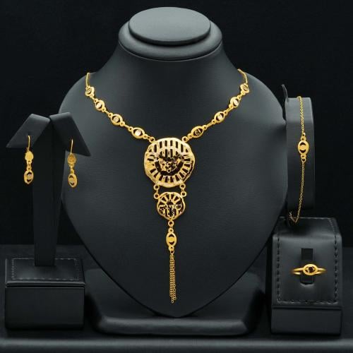 طقم ذهب عيار 21 (S5332)