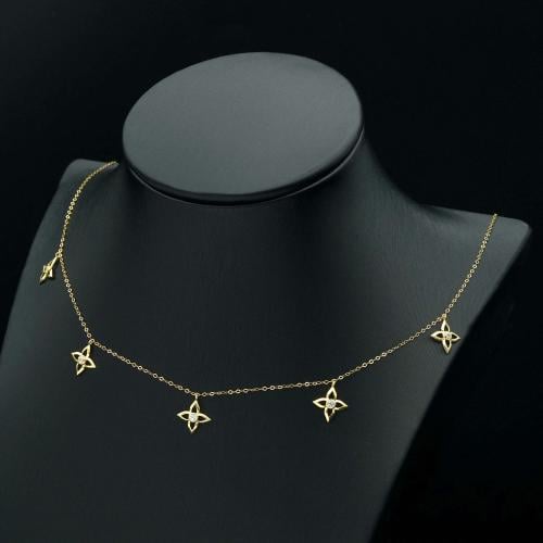 عقد ذهب تشوكر (N3730) WF