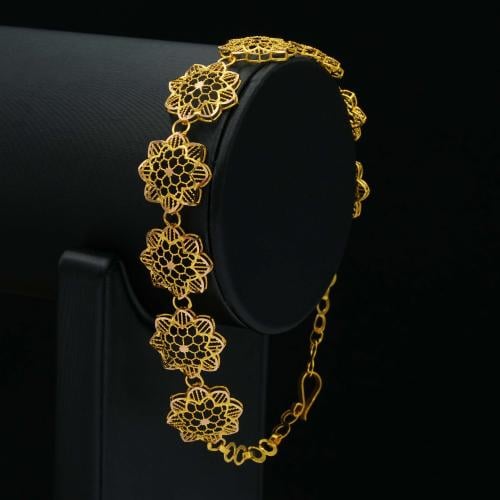 سوارة ذهب عيار 21 (B5406) WF