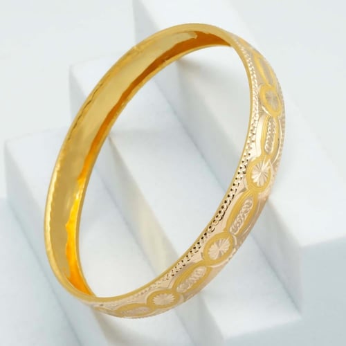 غوايش نسائي ( شعبي عريض ) عيار 21 (B6044)