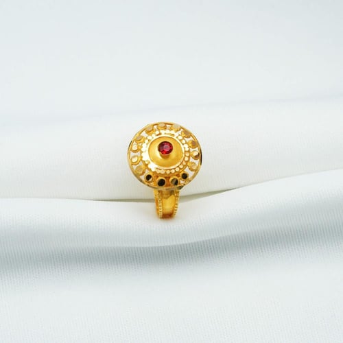 خاتم ذهب عيار 21 (R5256)