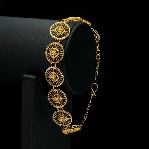 سوارة ذهب عيار 21 (B5414) WF