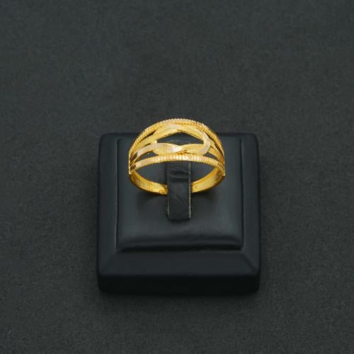 خاتم ذهب عيار 21 (R7329)