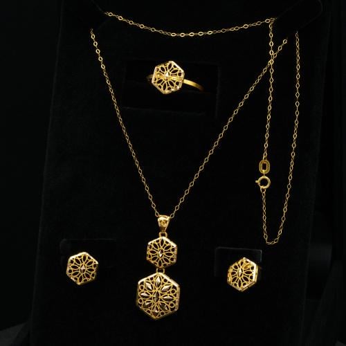 نصف طقم ذهب عيار 21 (HS5190)