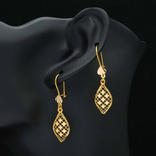 حلق ذهب عيار 21 (E5348) WF