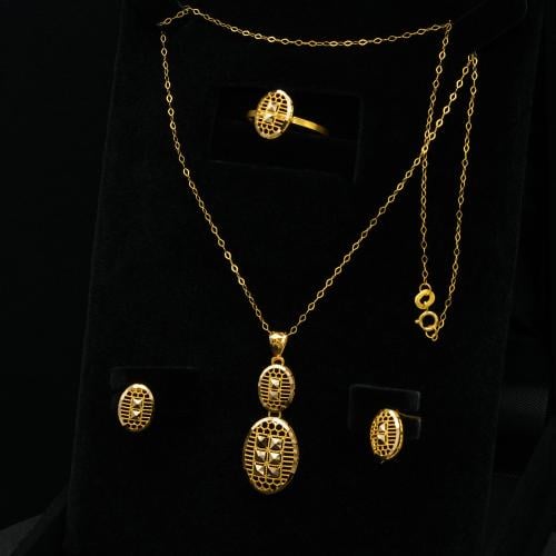 نصف طقم ذهب عيار 21 (HS5175)