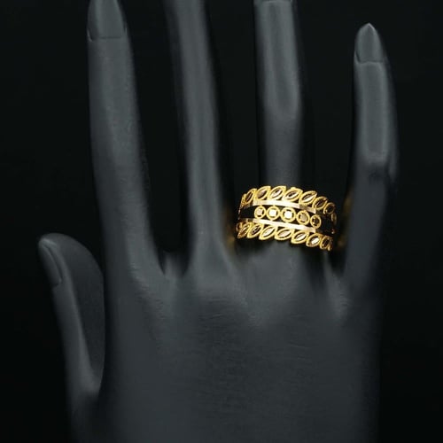 خاتم ذهب عيار 21 (R4659)