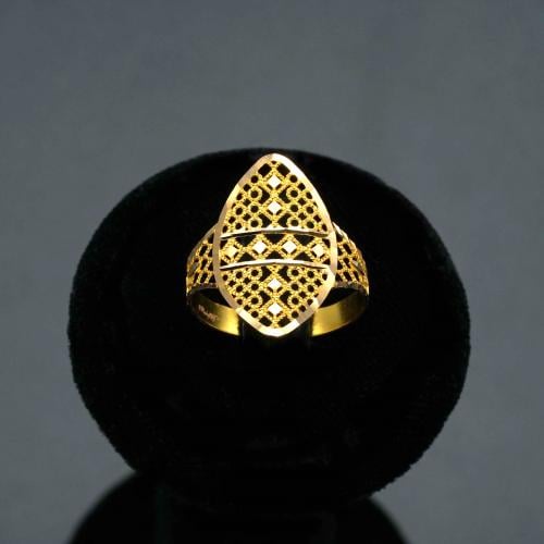 خاتم ذهب عيار 21 (R4629) WF