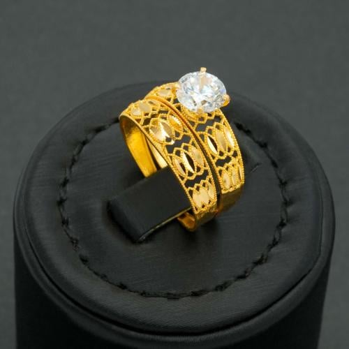 خاتم ذهب توينز عيار 21 (R5975)