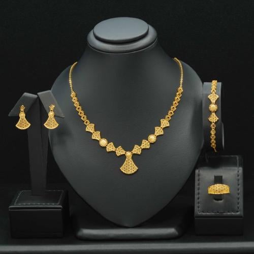 طقم ذهب عيار 21 (S7088)