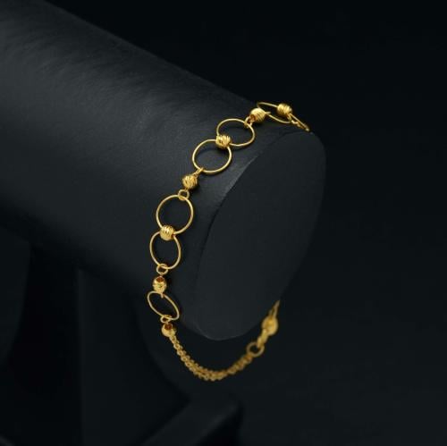 سوارة ذهب عيار 21 (B3564) WF