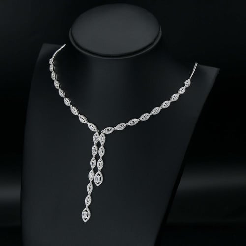 طقم ذهب ابيض (S3236)