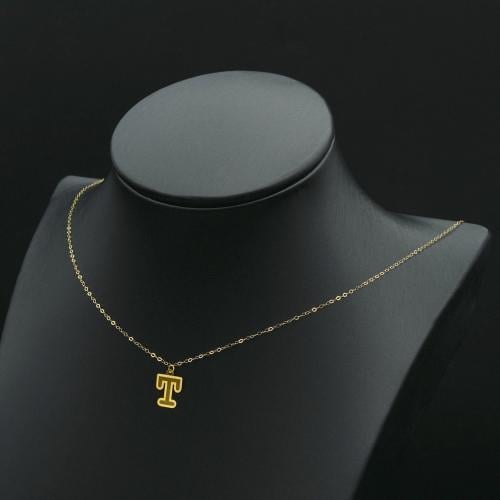 عقد حرف T ذهب (N3829)