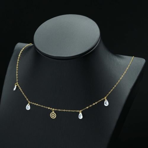 عقد ذهب تشوكر (N4551) WF