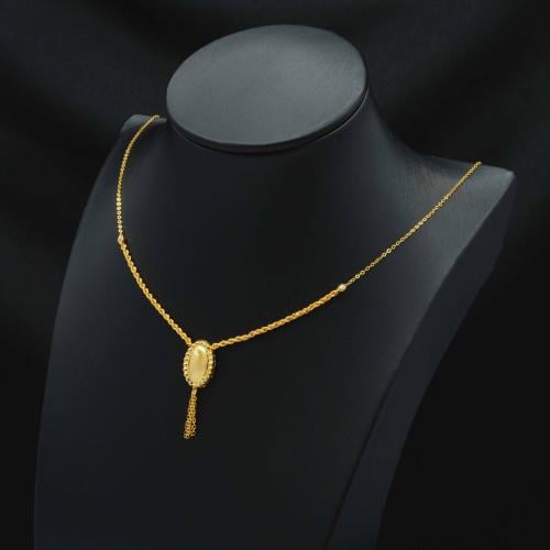 عقد ذهب عيار 21 (N7975)