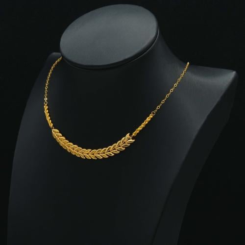 عقد ذهب عيار 21 (N7763)