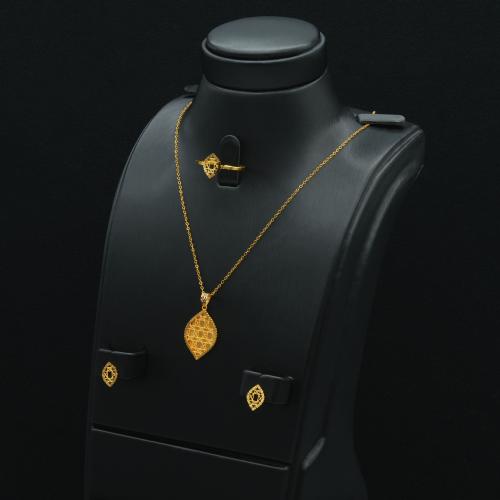 نصف طقم ذهب عيار 21 (HS7547)