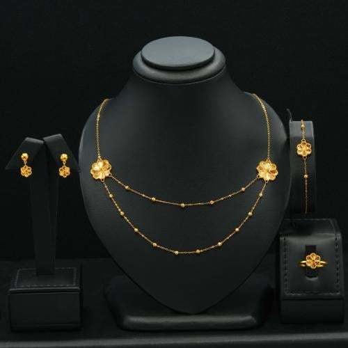 طقم ذهب عيار 21 (S6851)