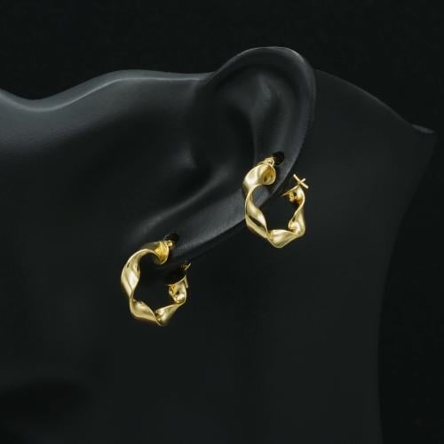 حلق ذهب ايطالي (E7586)