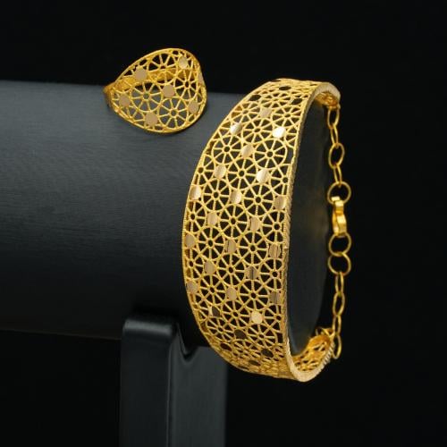 سوارة و خاتم عيار 21 (BR5205)