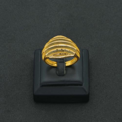 خاتم ذهب عيار 21 (R7285)