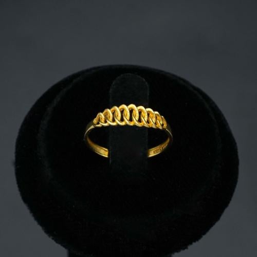 خاتم ذهب نسائي (R4153) WF