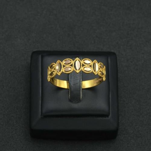 خاتم ذهب عيار 21 (R4799) WF