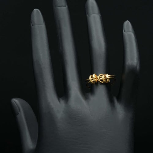 خاتم ذهب نسائي (R4146)