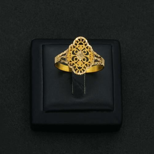 خاتم ذهب عيار 21 (R5643) WF