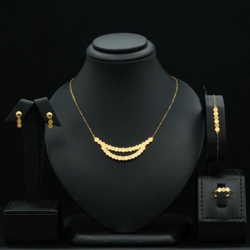 طقم ذهب عيار 21 (S5735)