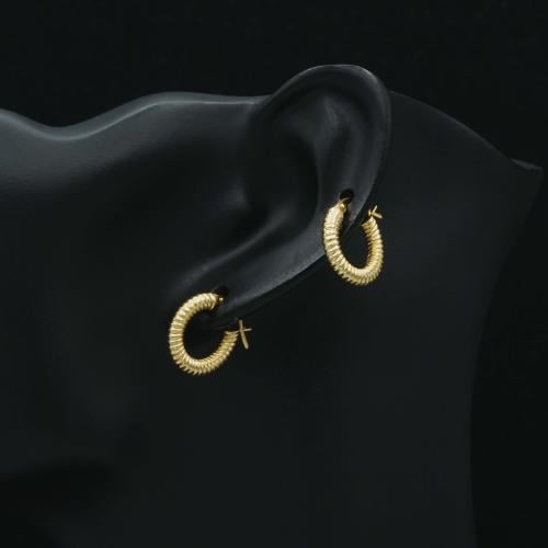 حلق ذهب ايطالي (E7588)