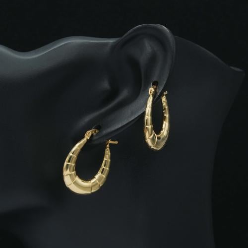 حلق ذهب ايطالي (E7585)
