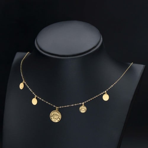 عقد ذهب جنيه سعودي (N3108)