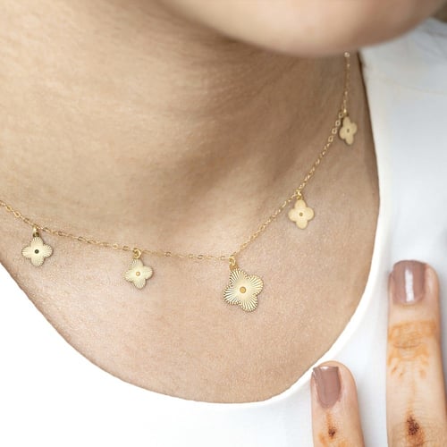 عقد ذهب الورد (N3055)