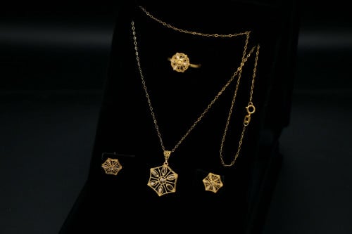 نصف طقم ذهب 21 (HS2534)