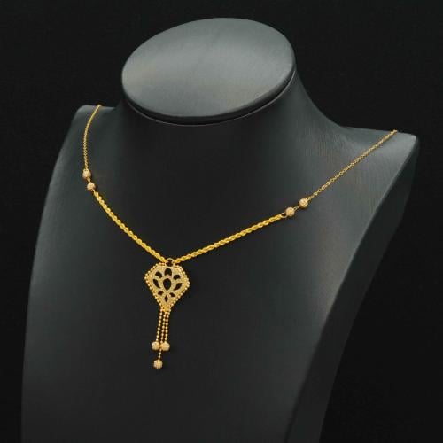 عقد ذهب عيار 21 (N7249)