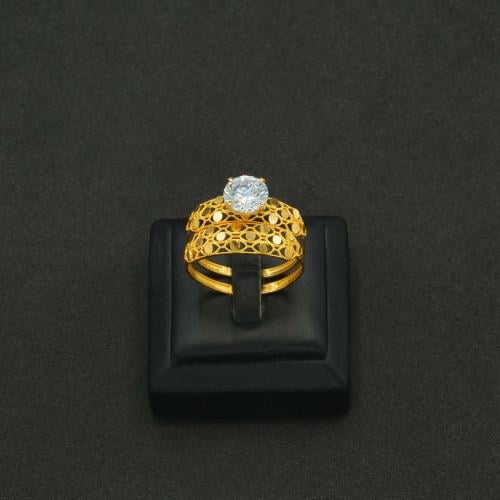 خاتم ذهب توينز عيار 21 (R7221)