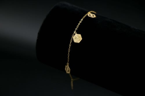 سوارة ذهب عيار 21 (B1316)