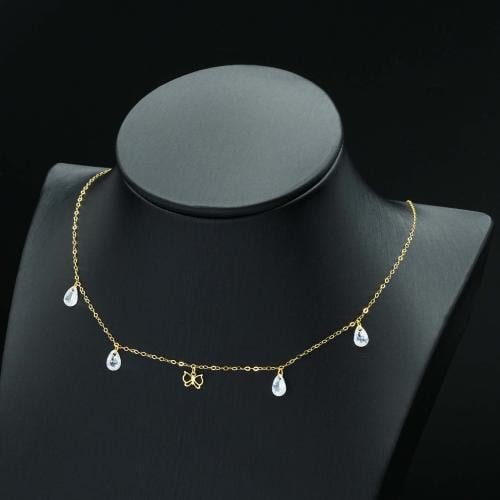 عقد ذهب تشوكر (N4554) WF