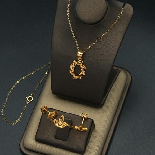 نصف طقم ذهب أطفال عيار 21 (K5078)