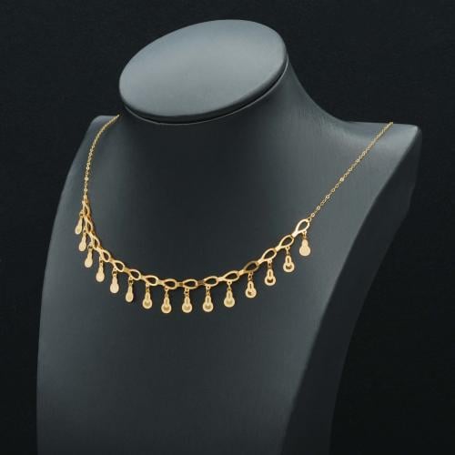 عقد ذهب عيار 21 (N7446)