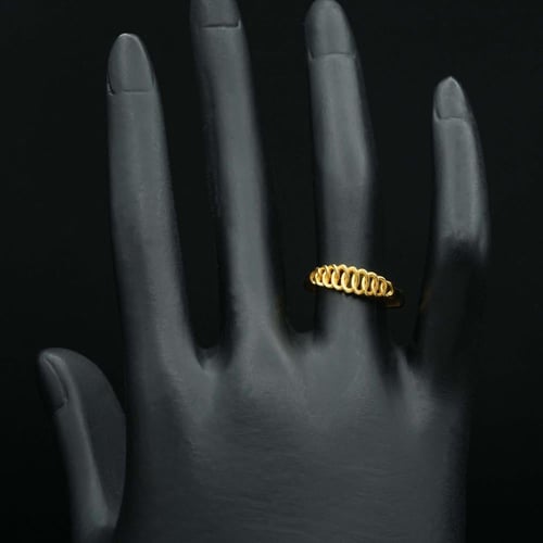 خاتم ذهب نسائي (R4153) WF